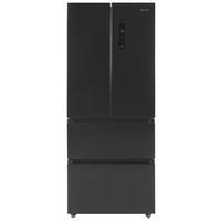 Kühl-Gefrier-Kombination SKMFDFDDID Schwarz - Schwarz, Basics, Glas/Kunststoff (68,6/178/70,3cm) - Mican