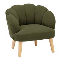 KINDERSESSEL PRINCESS -TREND- - Olivgrün, Modern (48/44/44cm) - Premium Living