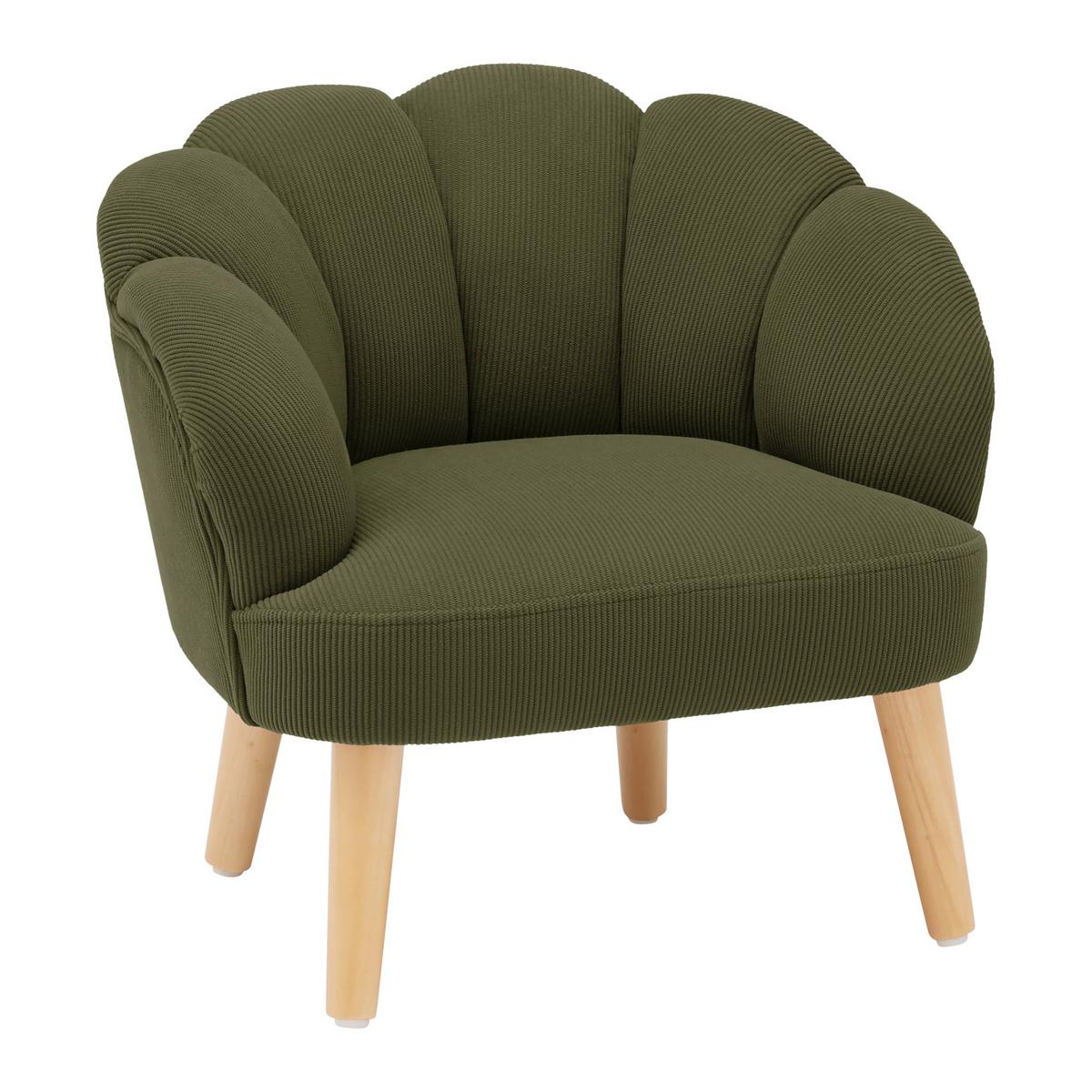 KINDERSESSEL PRINCESS -TREND- - Olivgrün, Modern (48/44/44cm) - Premium Living