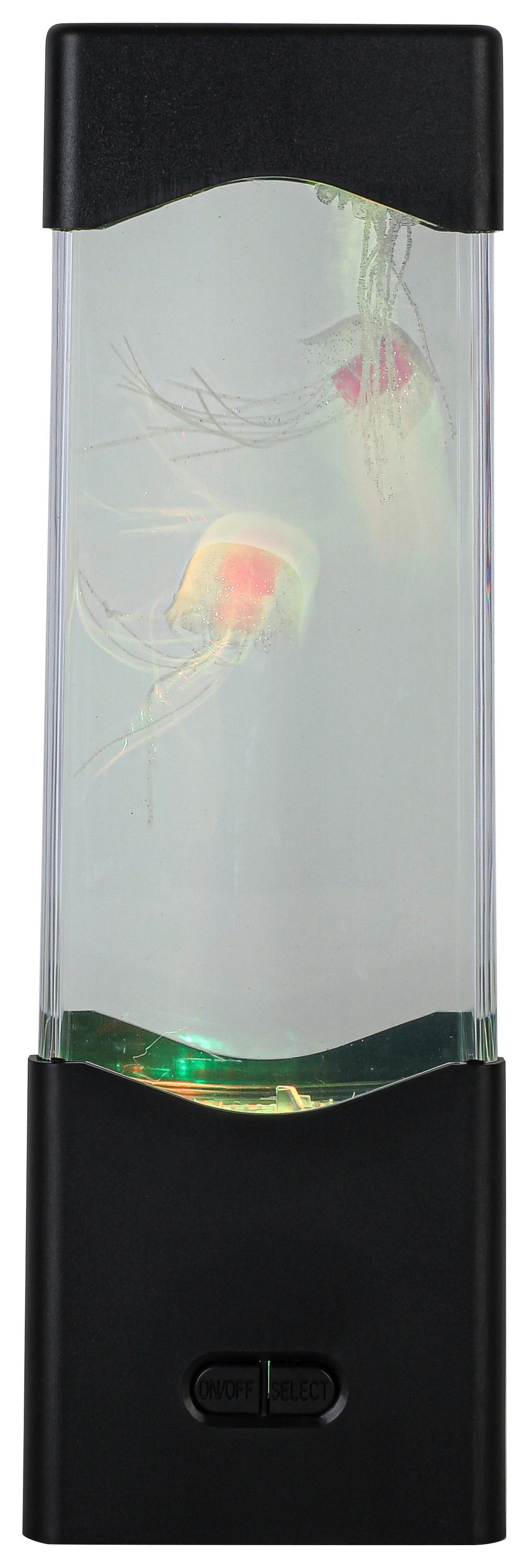 LED-DEKORATIONSLAMPA QUALI - svart/transparent, Modern, plast (7,5/23,3/7,5cm) - Mömax