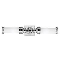 Kupaonska Zidna Svjetiljka Fe-Payn-Or2-Bath - boje kroma, Design, staklo/metal (55,9/12,7/12.7cm)