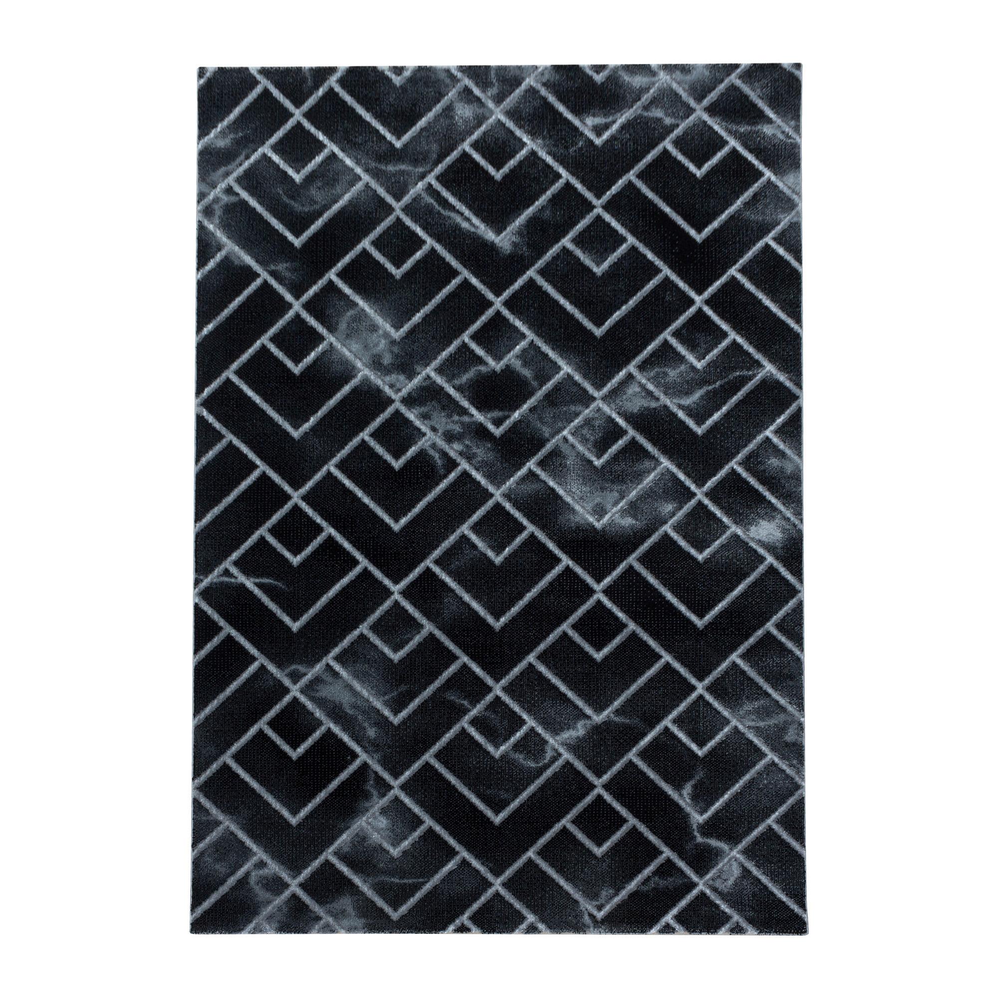 Webteppich Naxos Silberfarben ca. 140x200cm - Silberfarben, Design, Textil (140/200cm)