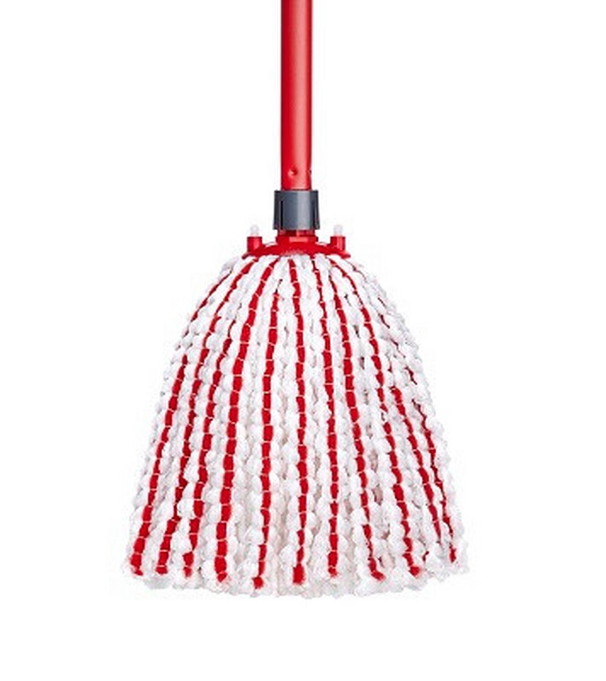 Nyeles Gyorsfelmosó Vileda Supermocio Microfibre - piros, műanyag/textil - Vileda