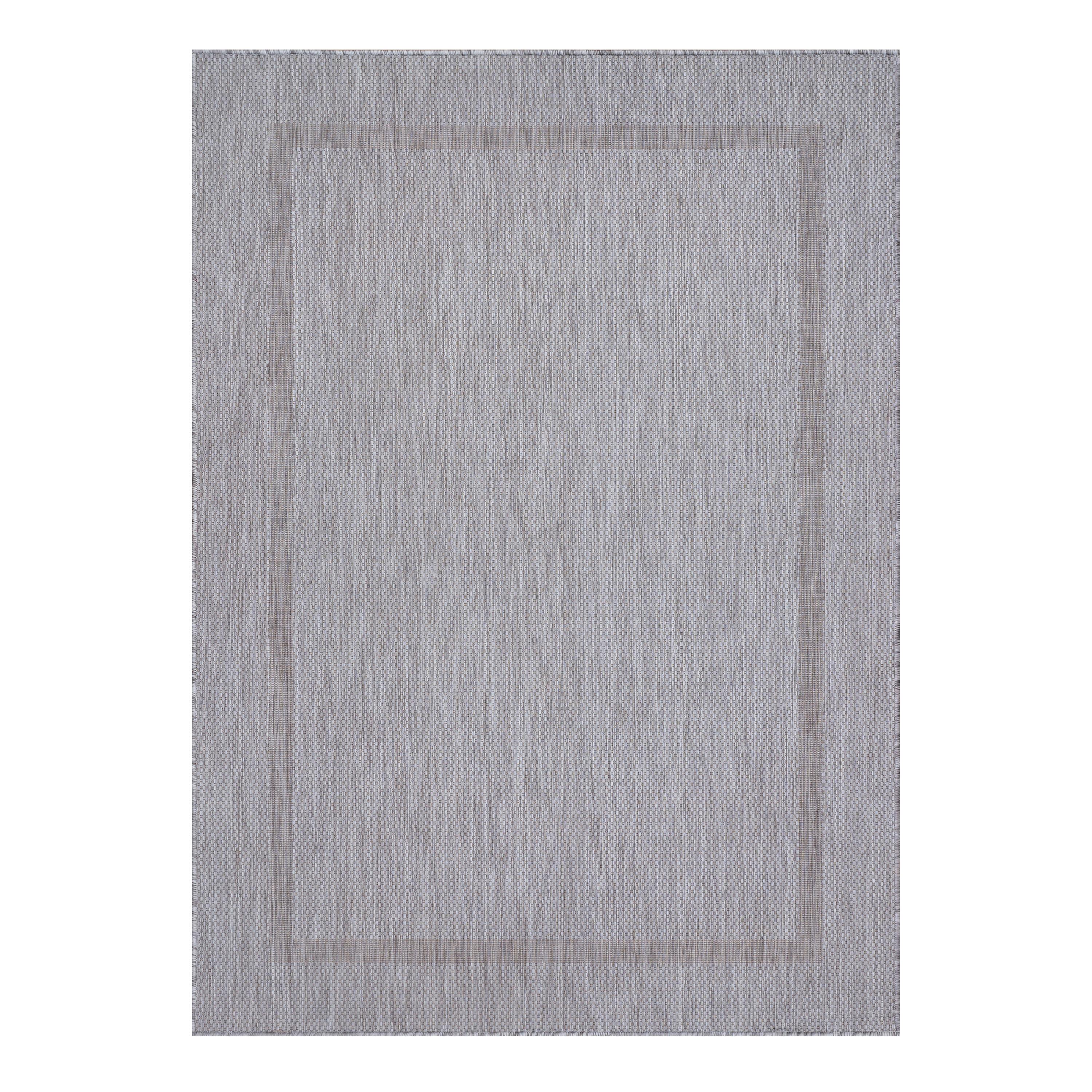 Flachwebeteppich Relax Silberfarben ca. 240x340cm - Silberfarben, Basics, Textil (240/340cm) - Novel