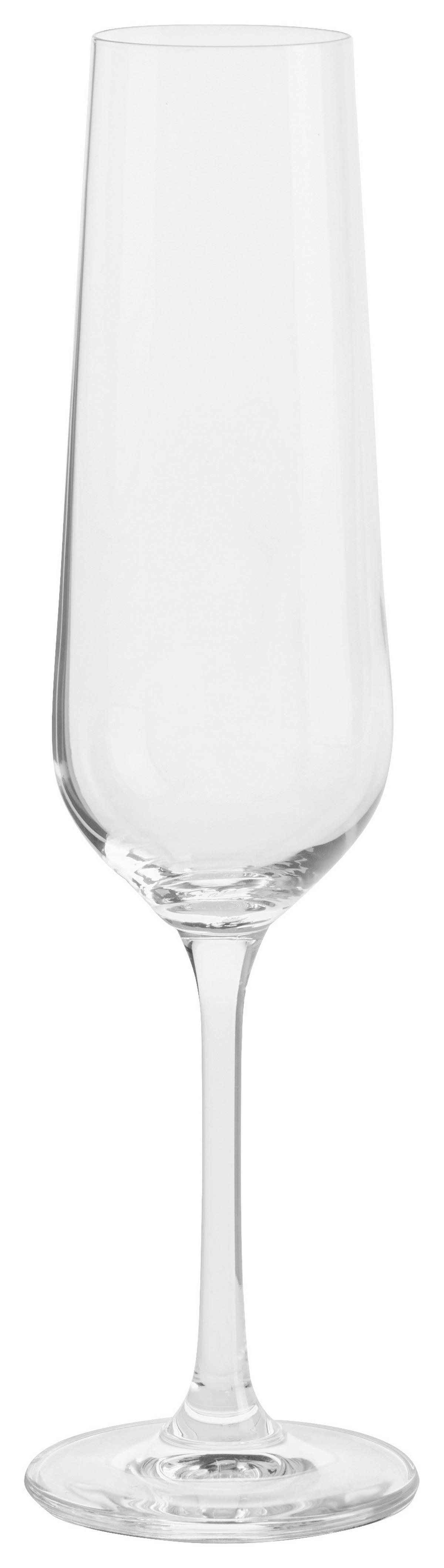 KIELISZEK DO WINA MUSUJĄCEGO 107 055 007 - przezroczysty, Basics, szkło (0,22l) - Novel