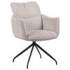 Stolica Lord - bež/crna, Basics, drvo/metal (59/88/63cm) - Premium Living