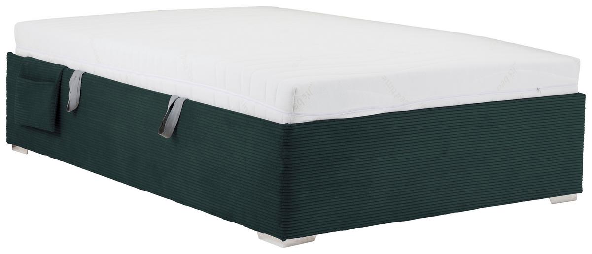 PAT REMI DECOR VERDE - verde/culoare natur, Konventionell, lemn/textil (140/200cm) - Mömax