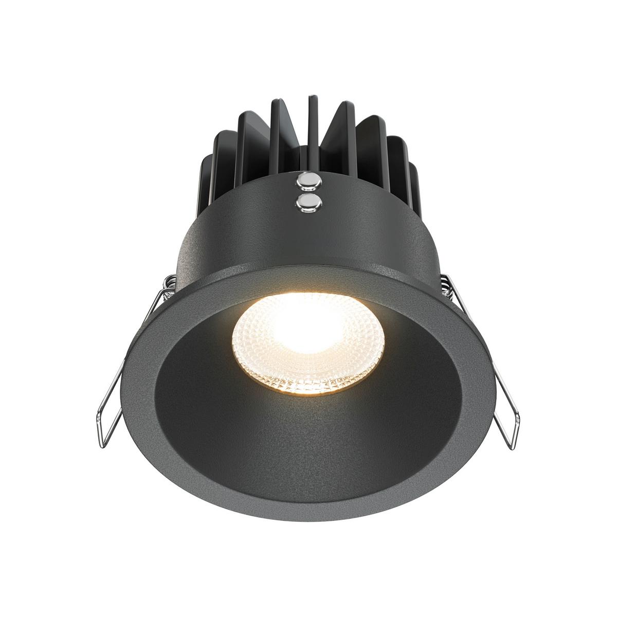 LED-Spot Zoom Schwarz max. 12 Watt - Schwarz, Trend, Metall (8,5/8,5cm) - MAYTONI