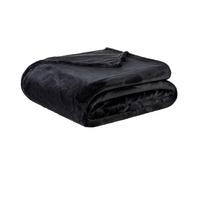 Kuscheldecke Michael ca. 220x240cm - Schwarz, Textil (220/240cm) - Modern Living