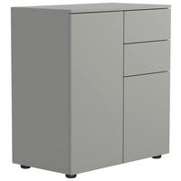 KOMMODE DALOSA - Schwarz/Grau, Design, Holzwerkstoff/Kunststoff (70/77/39cm) - MID.YOU
