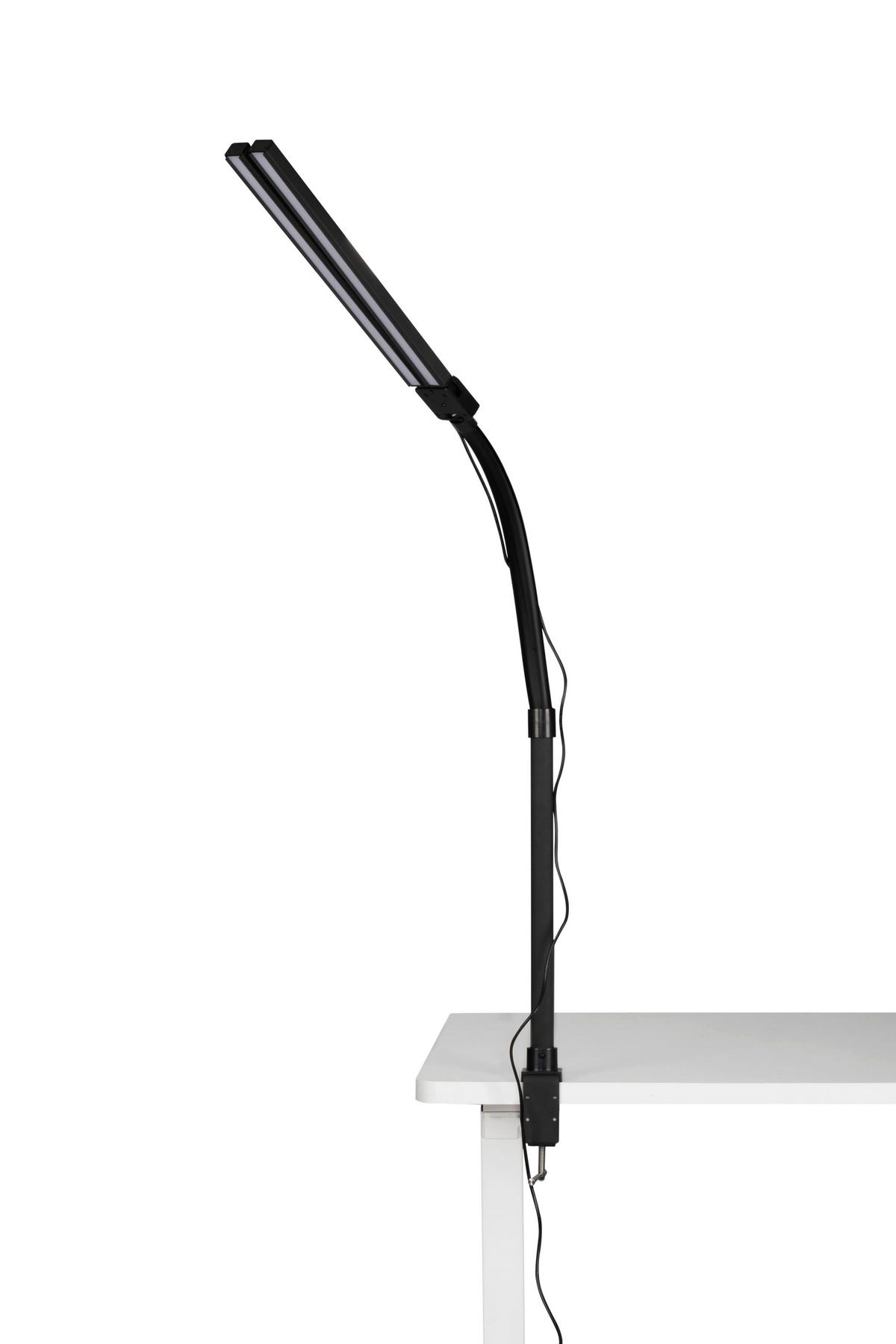 LAMPA ZACISKOWA LED HAYWARD *SBN* - czarny, Basics, tworzywo sztuczne/metal (80/35/71,5cm) - Novel