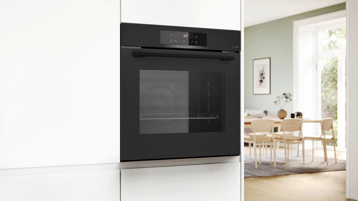 Einbaubackofen HBA4720M3 Schwarz - Schwarz, Metall (59,4/59,5/54,8cm) - Bosch