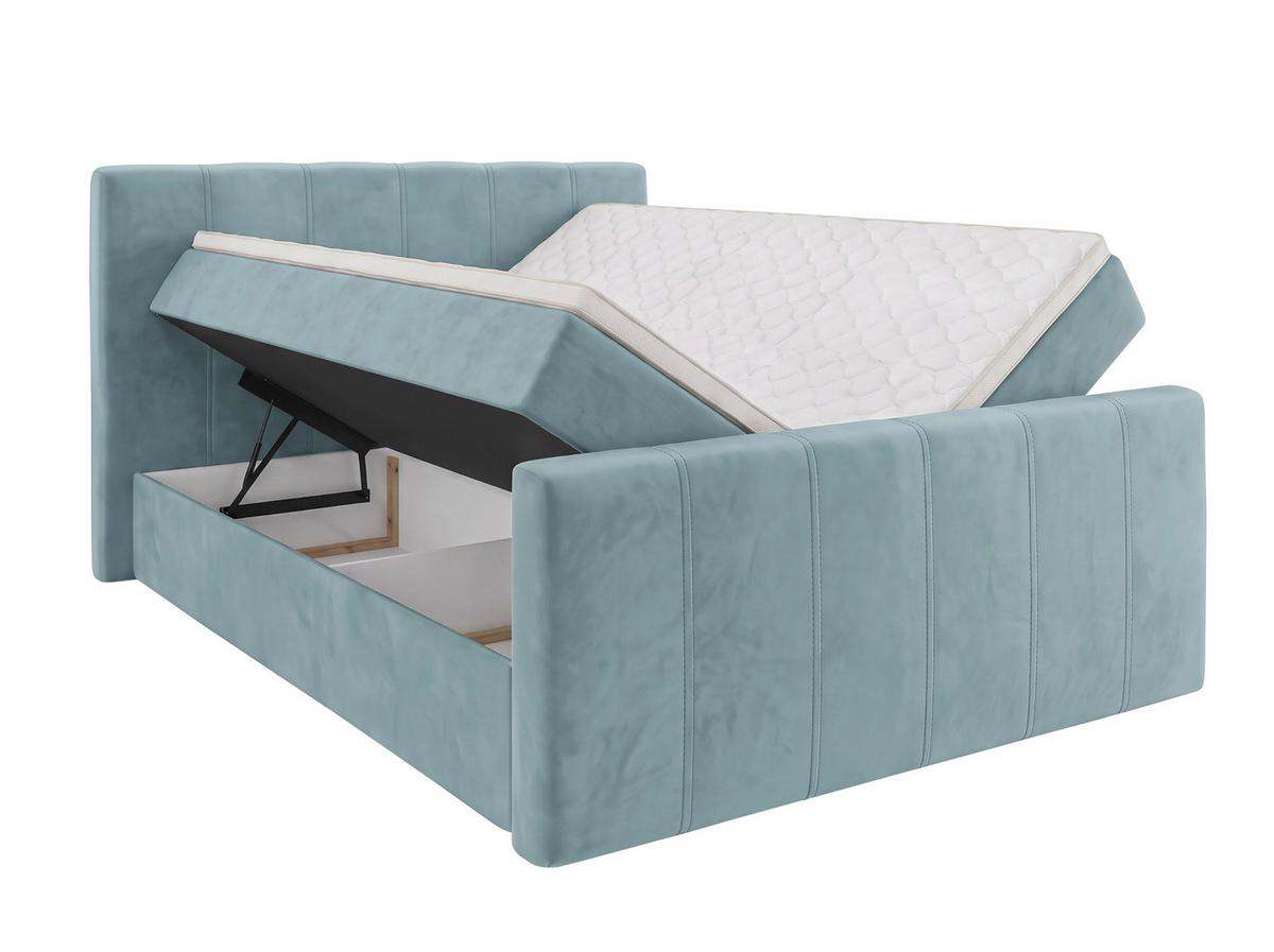 Boxbett Dana  Plus -Based- - Türkis/Schwarz, Kunststoff/Textil (140/200cm) - Based