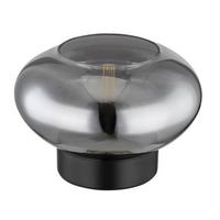 Tischleuchte Shaun in Schwarz max. 40 Watt - Schwarz, Design, Glas/Metall (18/12,5cm) - Globo