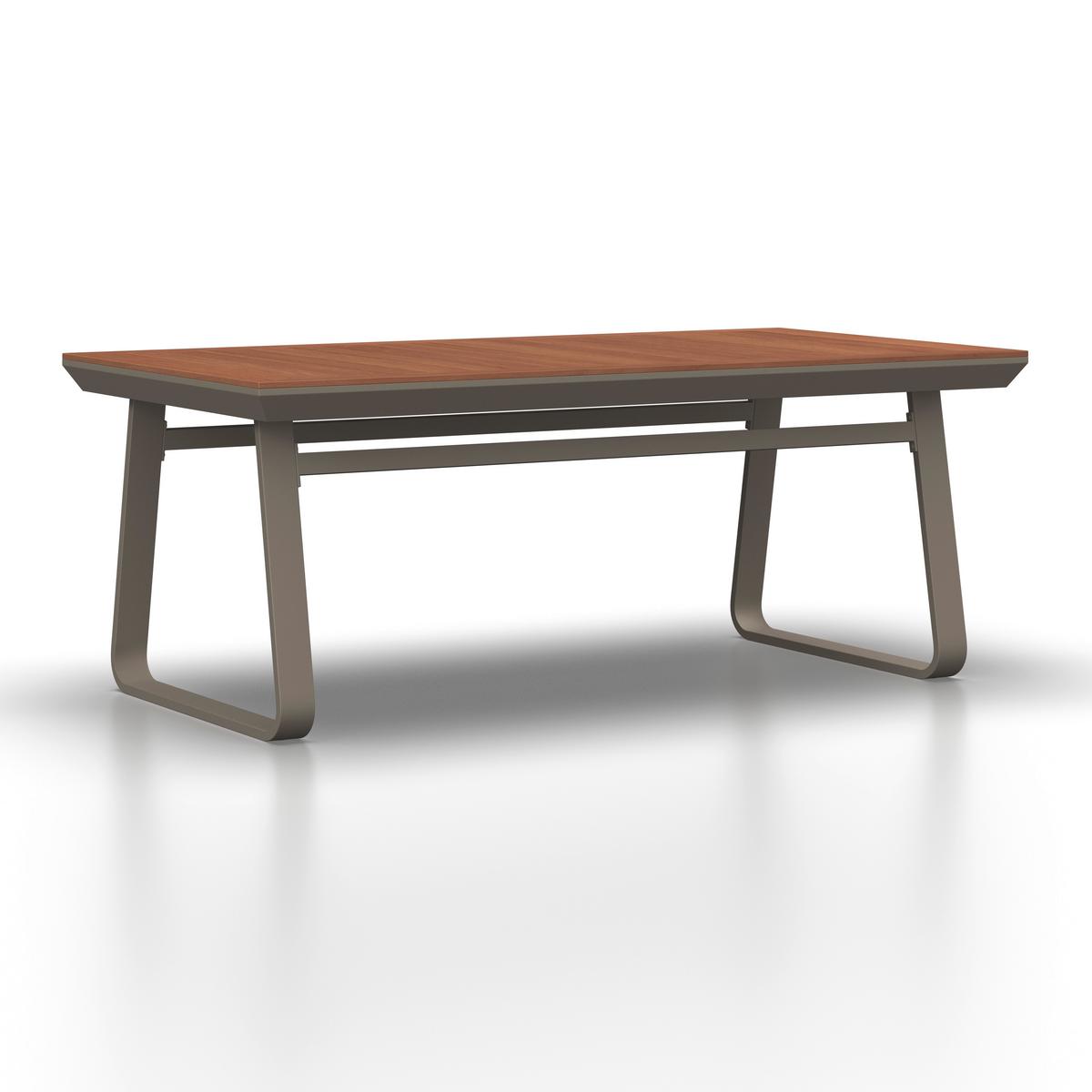 Dining-Loungeset Emma Creme Outdoorstoff/Polywood+Abd. - Creme/Hellgrau, MODERN, Kunststoff/Textil (248/318/72cm) - Bessagi Garden