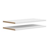 Einlegeboden Multistauraum Weiss matt - Weiss, Modern, Holzwerkstoff (76,9/2,2/36cm)