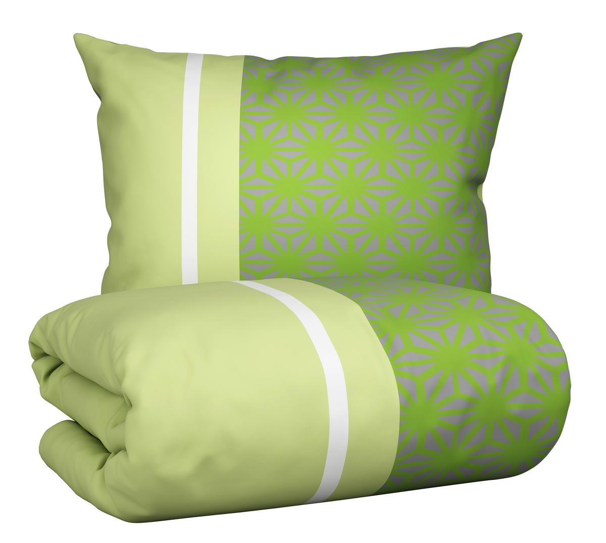 Ágyneműhuzat-garnitúra Sara - zöld, textil (140/200cm) - Best Price