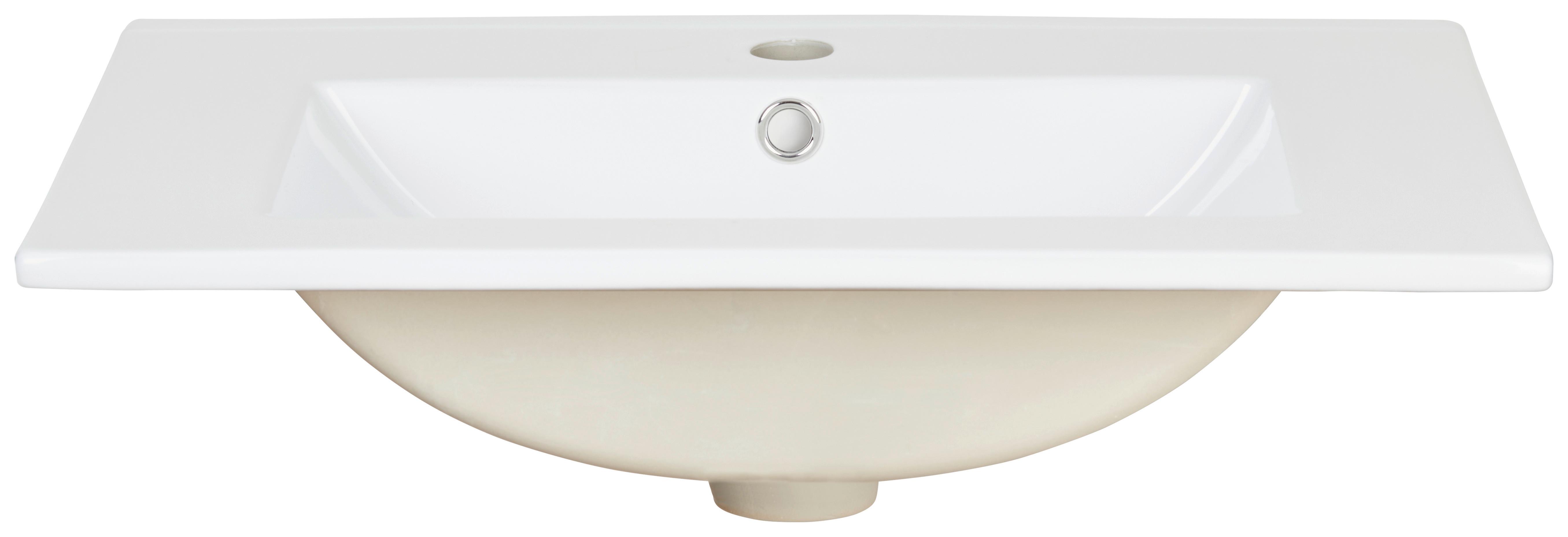 UMYWALKA CARLY - biały, Modern, ceramika (60/2/46cm)