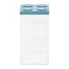 Vorratsdose Esila in Transparent/Blau ca.1,5 l - Blau/Transparent, Kunststoff (10/10/20,5cm)