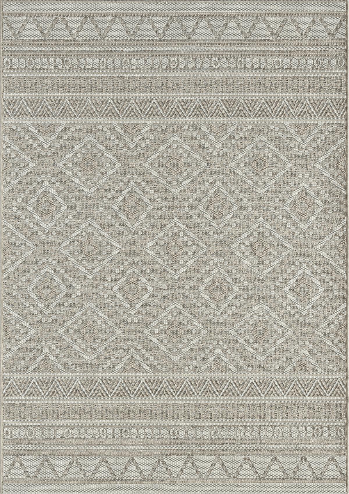 Ravno Tkana Preproga Ottawa 2 - bež, Moderno, tekstil (120/170cm) - Mömax