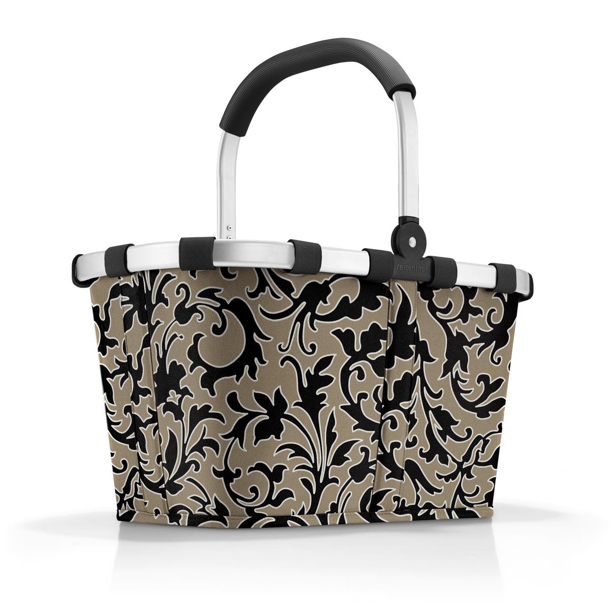 KOSZYK NA ZAKUPY BK7061 - czarny/brązowy, Basics, tworzywo sztuczne (49/29/28cm) - Reisenthel