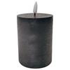 Kerze mit LED Mandy in Schwarz - Schwarz (7,5/10cm) - Premium Living