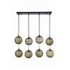 Hängeleuchte Hermi II max. 25 Watt - Messingfarben, KONVENTIONELL, Metall (94/24/140cm) - Globo