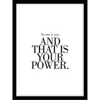 Kép Vous - fekete, faalapú anyag/papír (30/40cm) - Modern Living