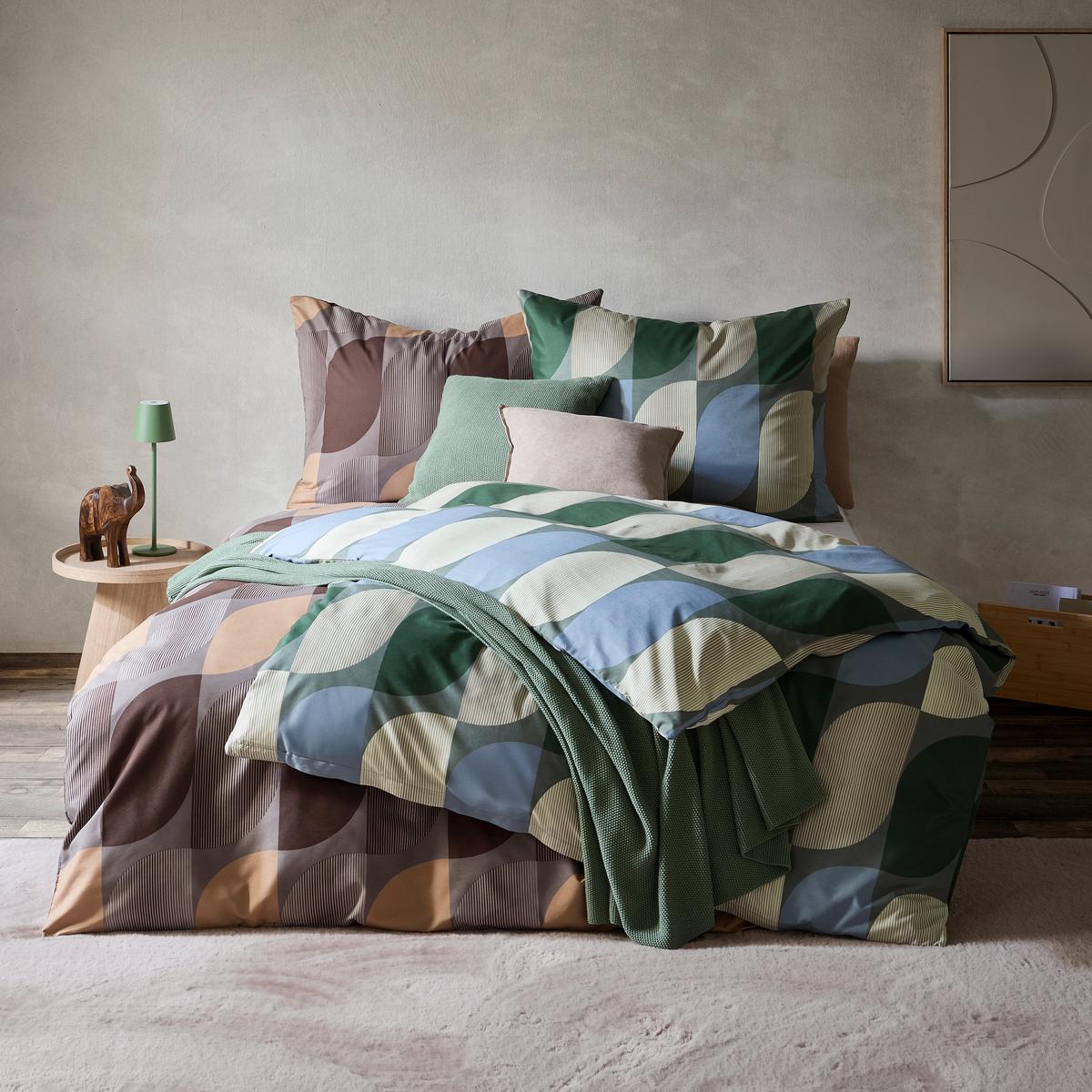 Posteljina Gala 140x200/60x80cm - tamno siva/bež, tekstil (140/200cm) - Mömax