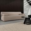 SOFFA SOPHIE - brun/svart, Modern, trä/textil (226/74/89cm) - Bessagi Home