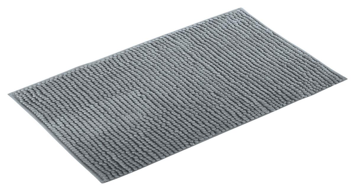 Badteppich 144513 Chenille - Grau, Konventionell, Textil (50/80cm) - Spirella