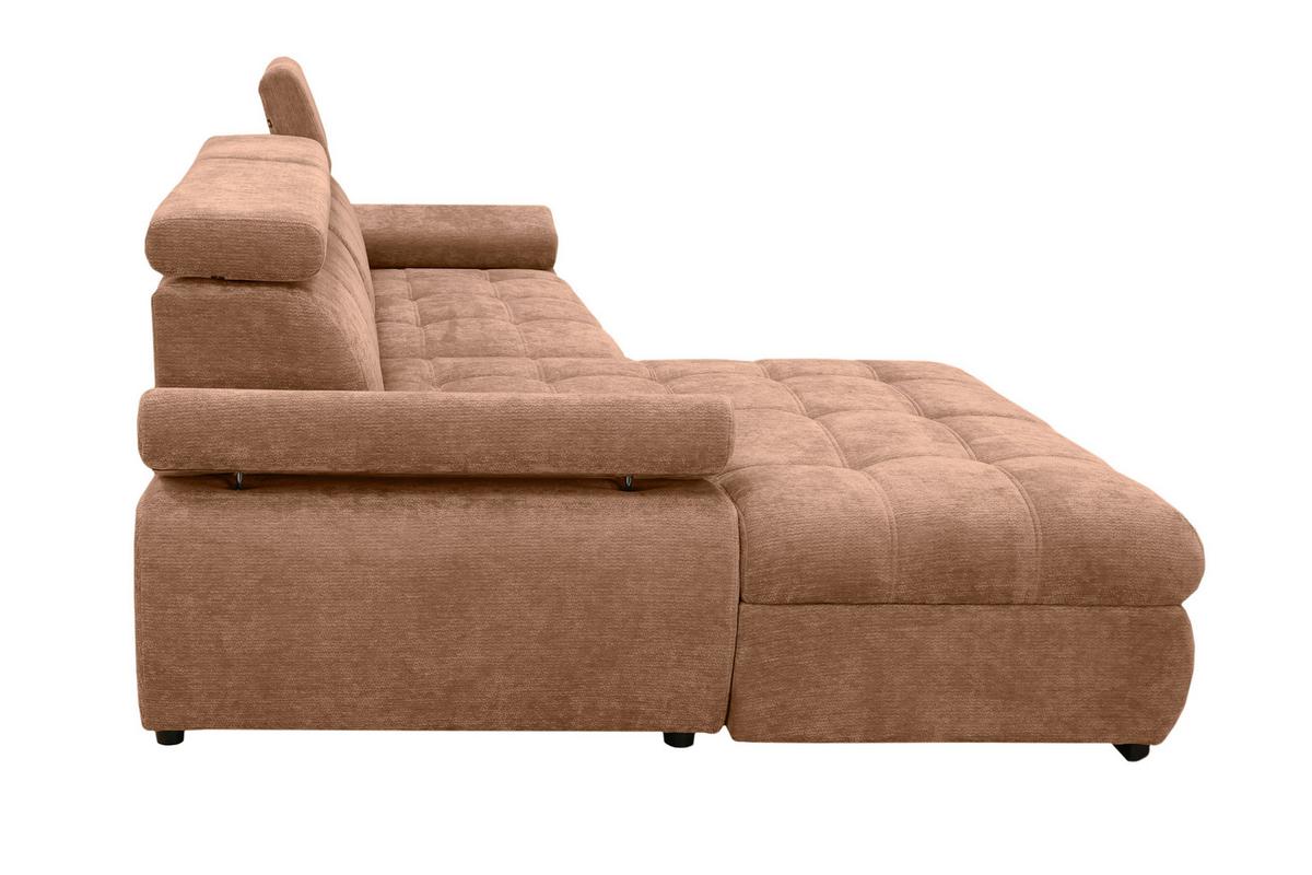 Coltar VEGAS - teracotă, Design, lemn/textil (173/294cm) - Modern Living