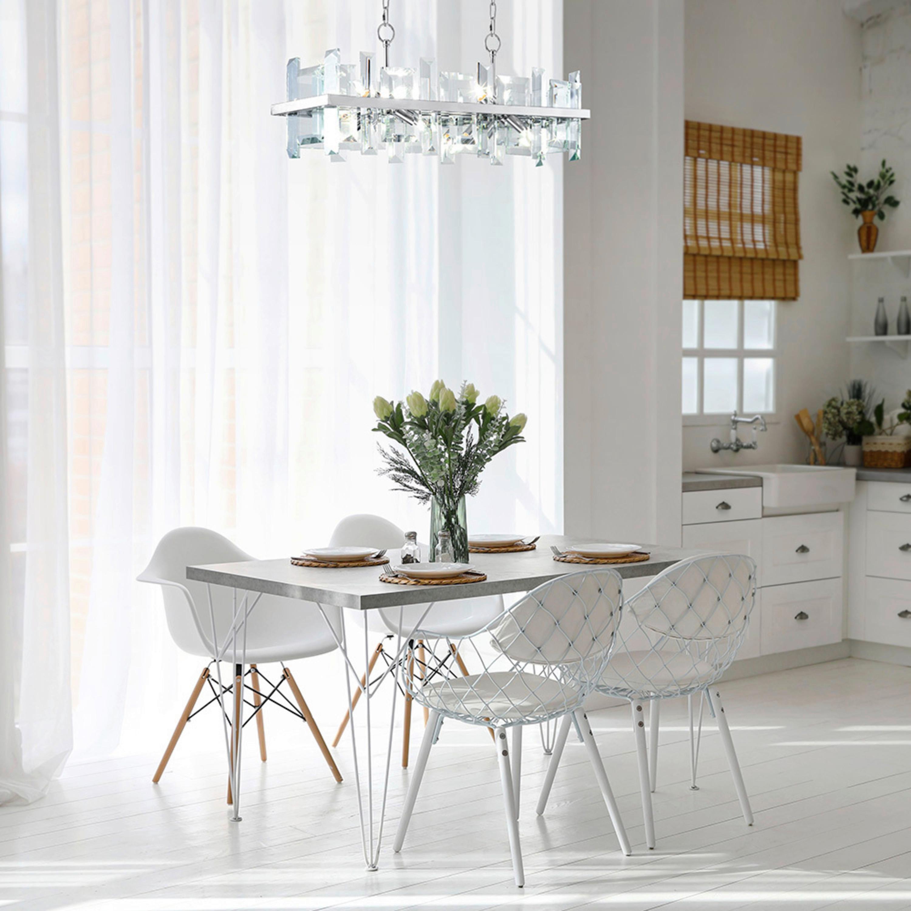 Pendelleuchte Cerezo Chromfarben max. 40 Watt - Chromfarben, Basics, Glas/Metall (85,5/34/26,5cm) - MAYTONI
