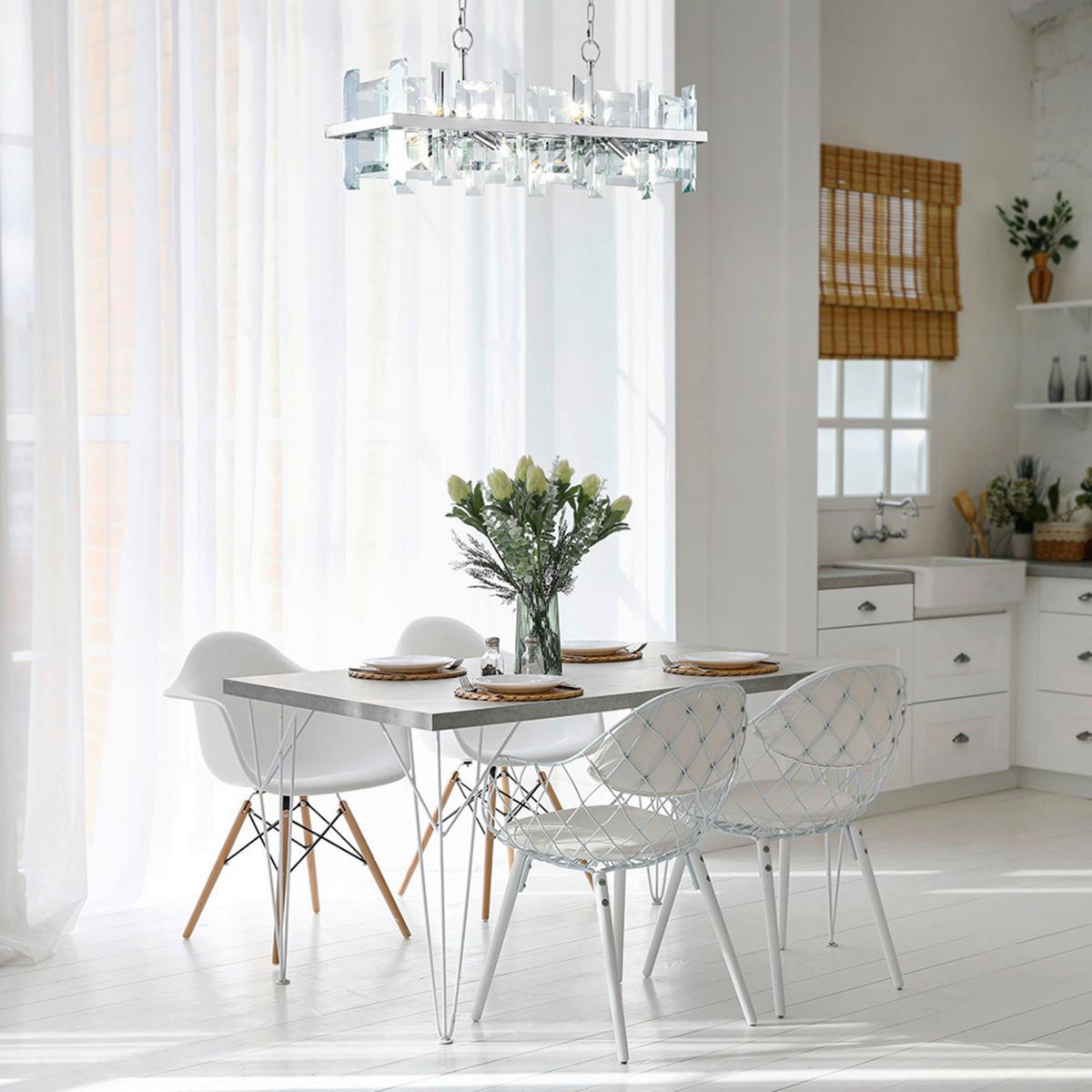 Pendelleuchte Cerezo Chromfarben max. 40 Watt - Chromfarben, Basics, Glas/Metall (85,5/34/26,5cm) - MAYTONI