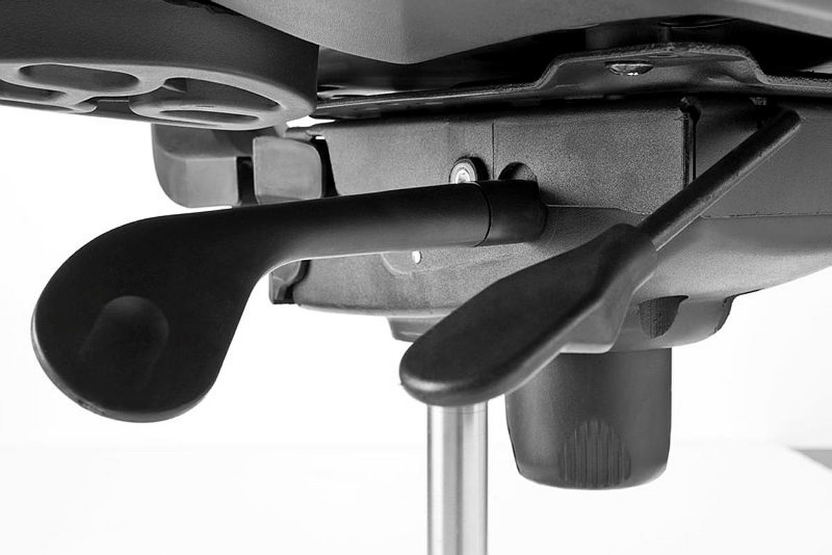 KRZESŁO OBROTOWE PREMIUM 2 - czarny/kolor chromowy, Konventionell, tworzywo sztuczne/metal (70/133/70cm) - Venda