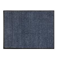 Fußmatte Fortuna 2 in Blaugrau ca. 60x80cm - Grau, MODERN, Textil (60/80cm) - Modern Living