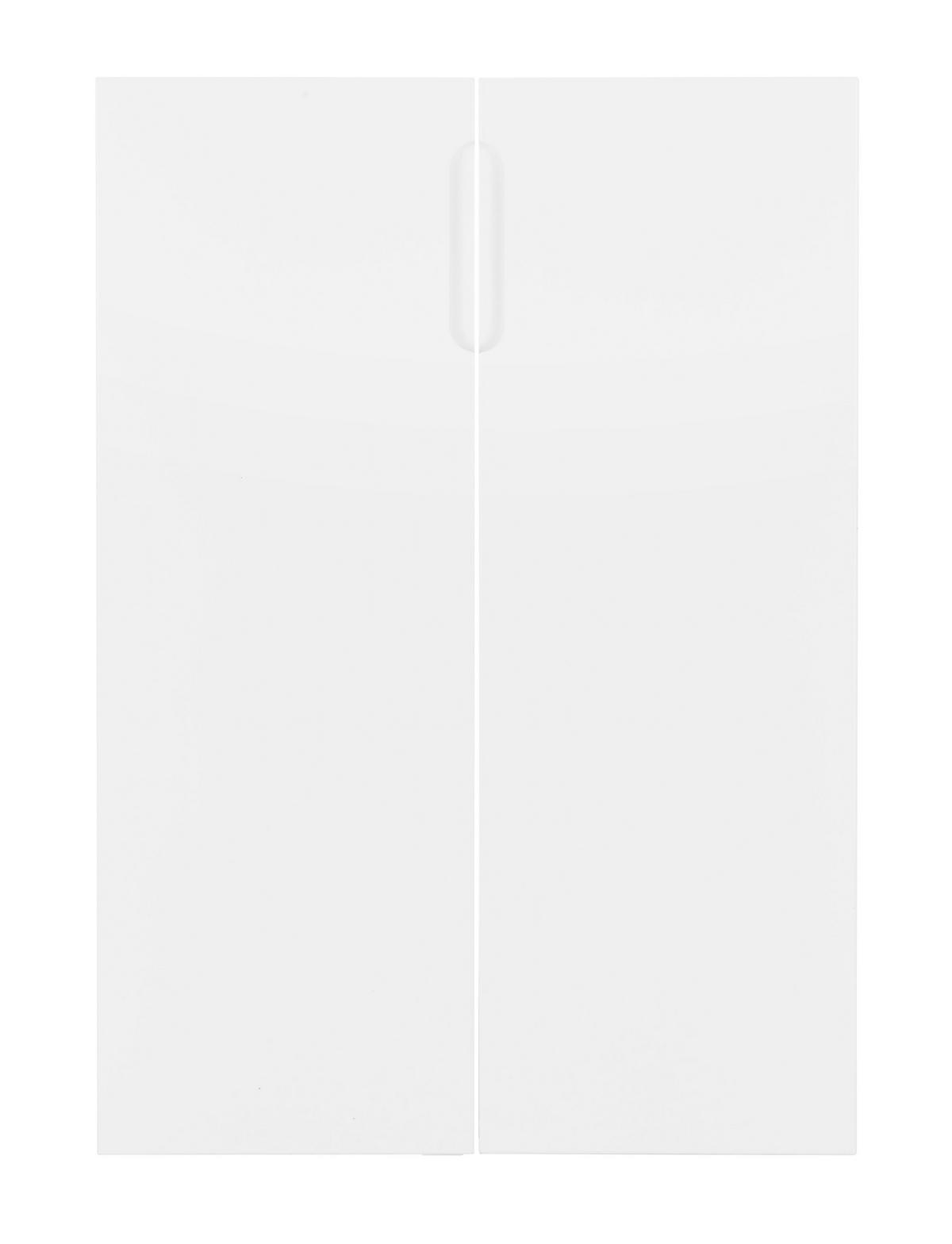 Set Vrat Line4, 2-Delni, Bela, Visoki Sijaj - Moderno (74/103/2cm) - Mömax