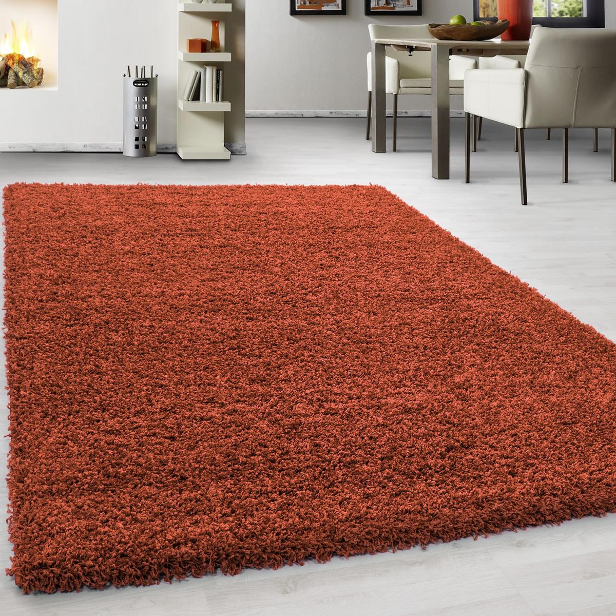 Hochflorteppich Life Terracotta ca. 80x250cm - Terracotta, KONVENTIONELL, Textil (80/250cm) - Novel
