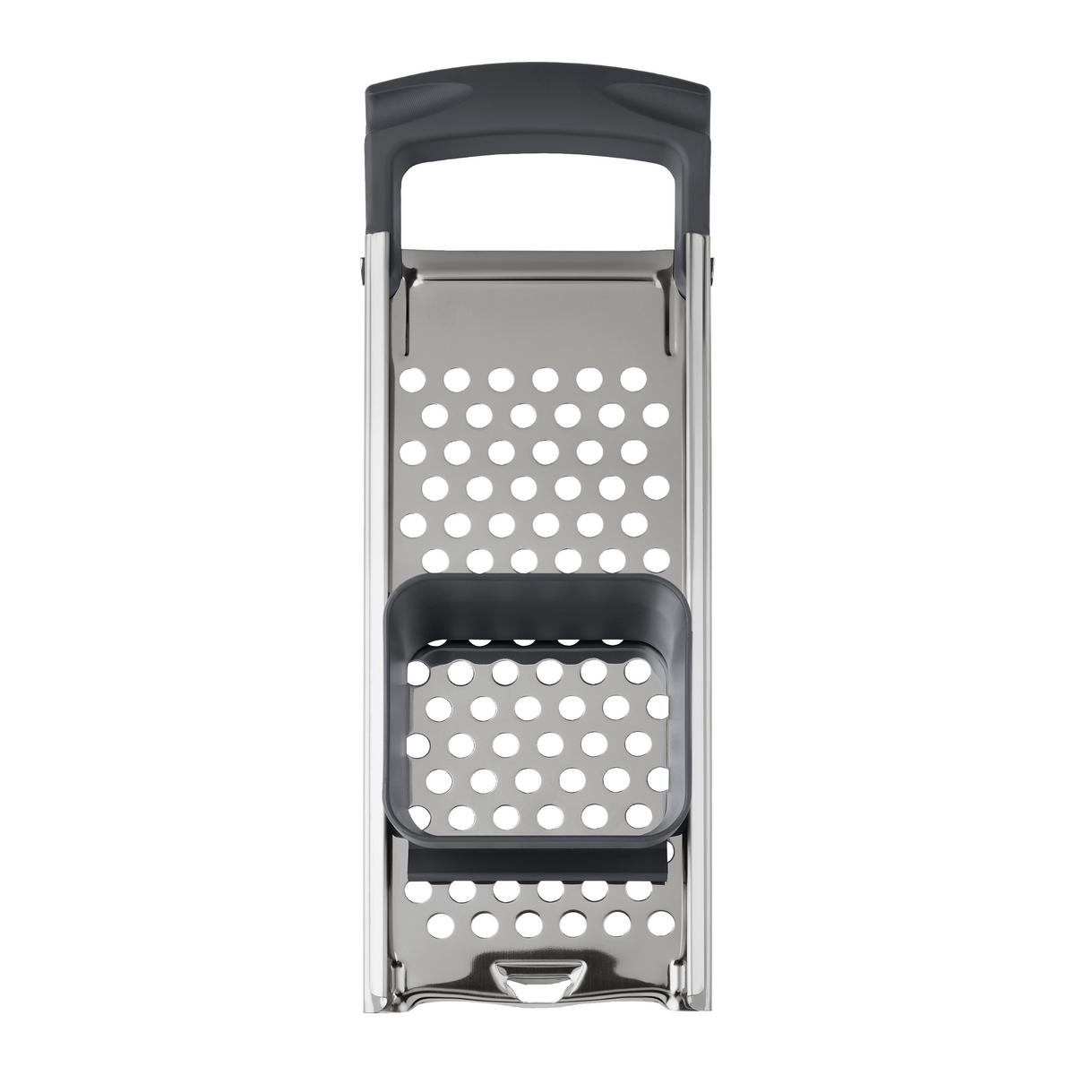 Nokedliszaggató Kiki - nemesacélszínű/sötétszürke, Konventionell, műanyag/fém (33/11cm) - Mömax