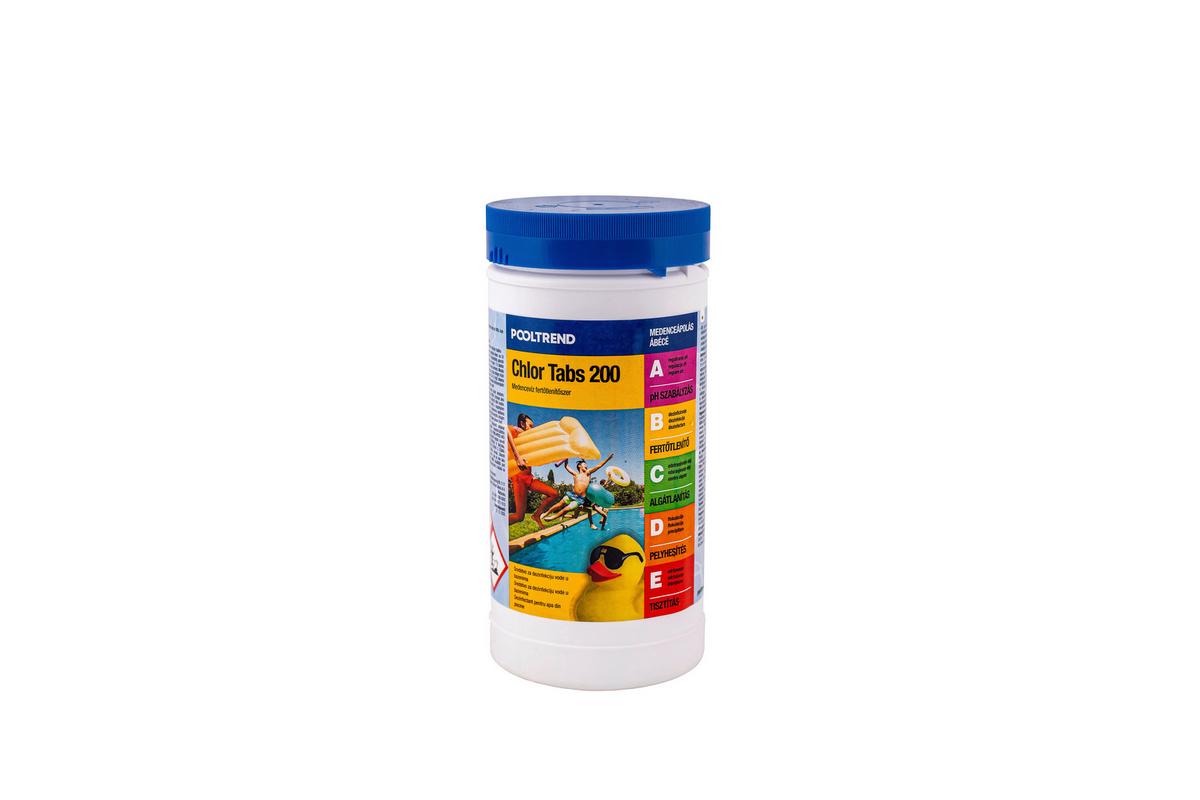 Klórtabletta 5db/csomag P.clt 010 - fehér, műanyag (1kg)