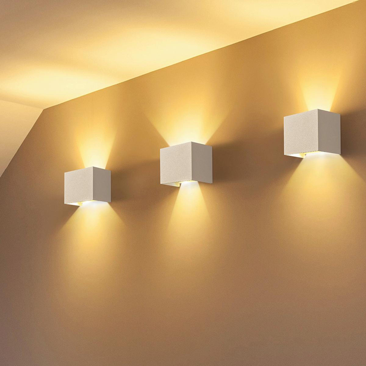 Außenwandleuchte Fulton Weiß max. 6 Watt - Weiß, Trend, Metall (10/10/10cm) - MAYTONI