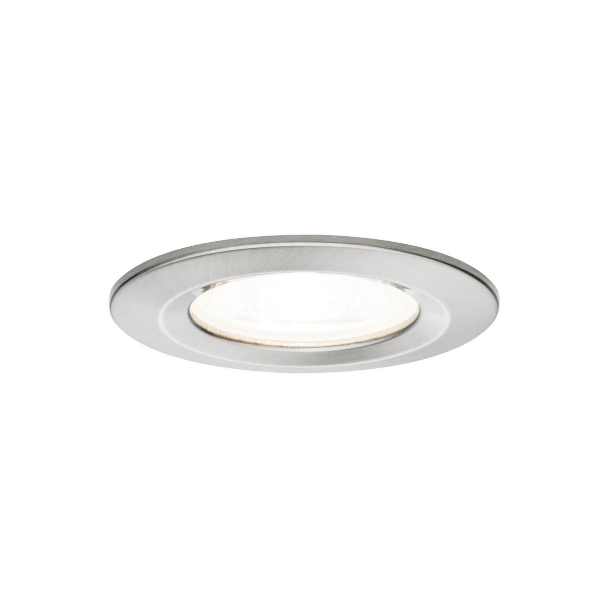 Deckenleuchte Nova in Alufarben max. 6,5 Watt - Alufarben, Basics, Metall (7,8cm) - Paulmann