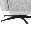 RELAXFÅTÖLJ MAXIMUS - grå/svart, Modern, metall/trä (75/110/86cm) - Premium Living