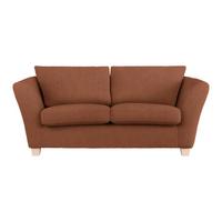 2-Sitzer-Sofa Devado Kupferfarben - Naturfarben/Kupferfarben, Holz/Textil (190/70-85/95cm) - Mömax