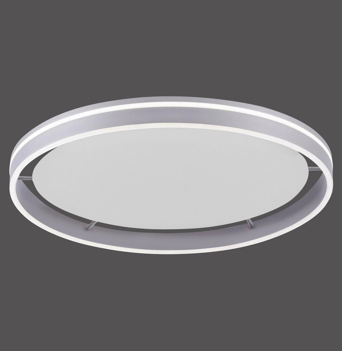 LAMPA SUFITOWA LED 8416-55 Q-VITO *SH* - kolor srebrny, Design, tworzywo sztuczne/metal (59/59cm) - Paul Neuhaus