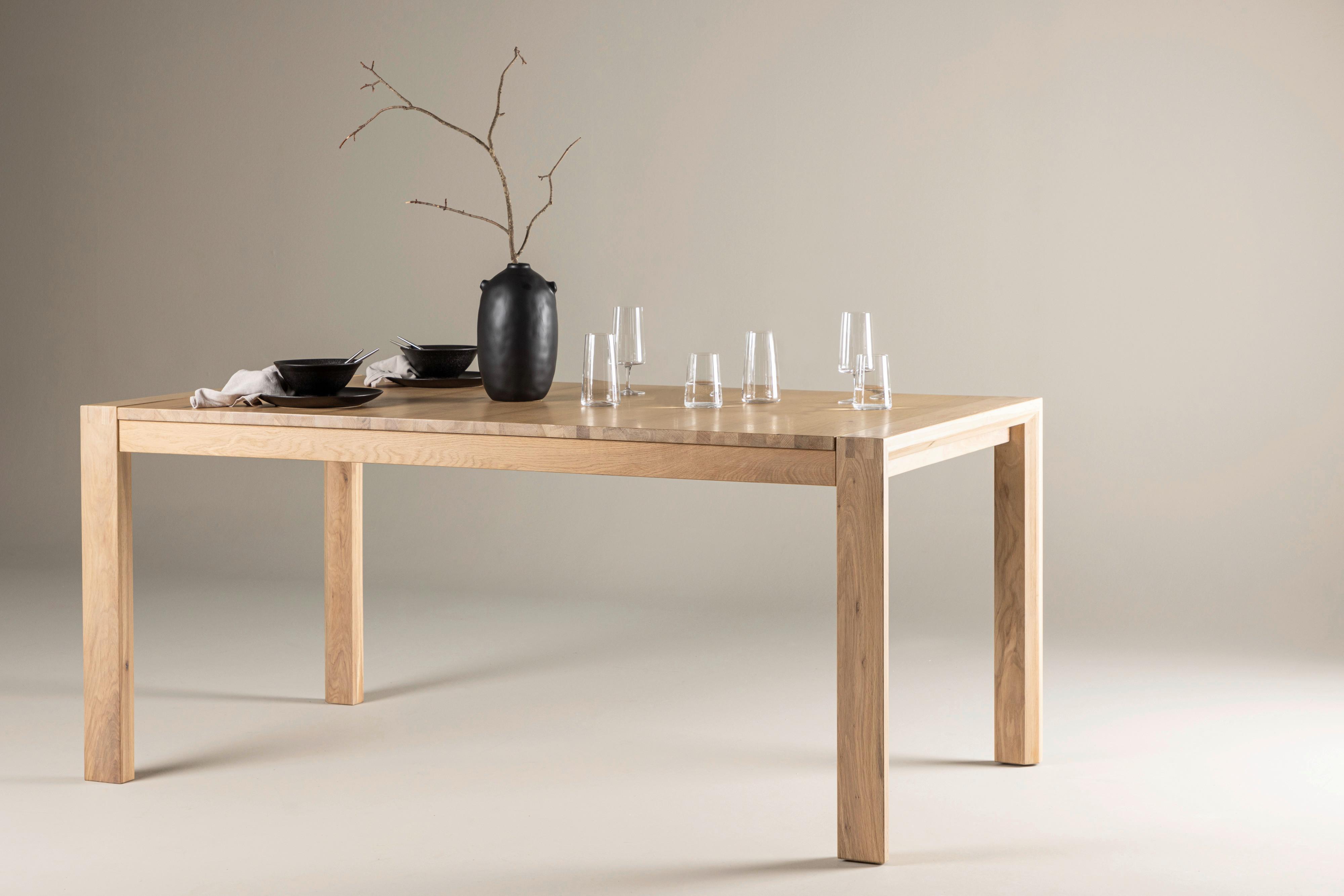 ESSTISCH SLIDER - Eichefarben, Design, Holz (170/95/75cm) - Livetastic
