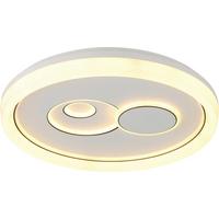 Led Svjetiljka Stropna Mario - bijela/crna, Moderno, metal/plastika (49/7cm) - Mömax