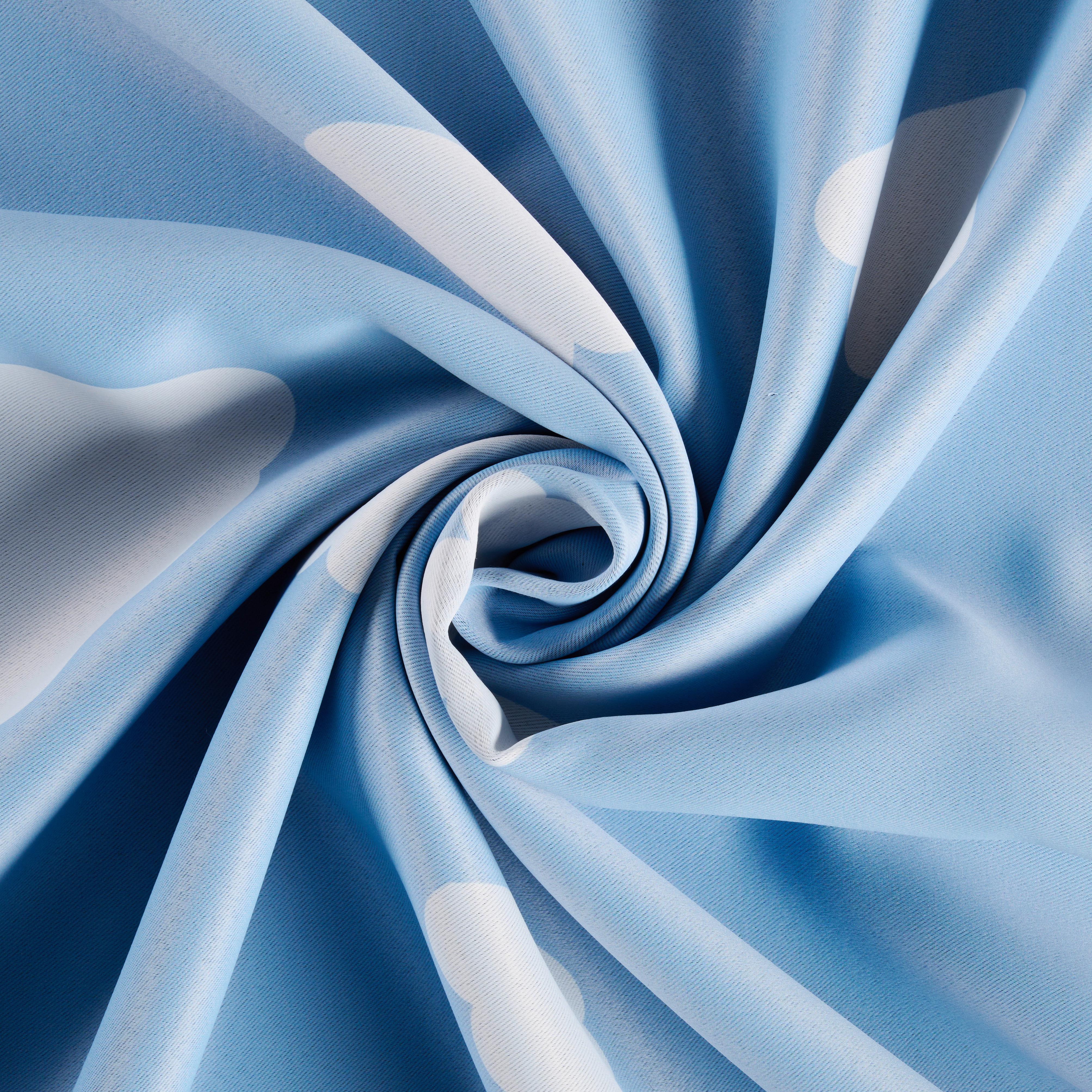 MÖRKLÄGGNINGSGARDIN OSCAR - blå, Klassisk, textil (135/245cm) - Mömax