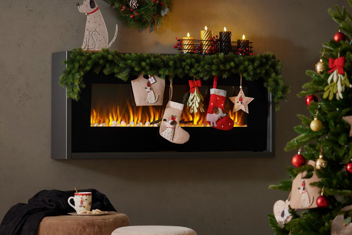 Függődísz Barney - barna, Konventionell, textil (13/3/12cm) - Modern Living