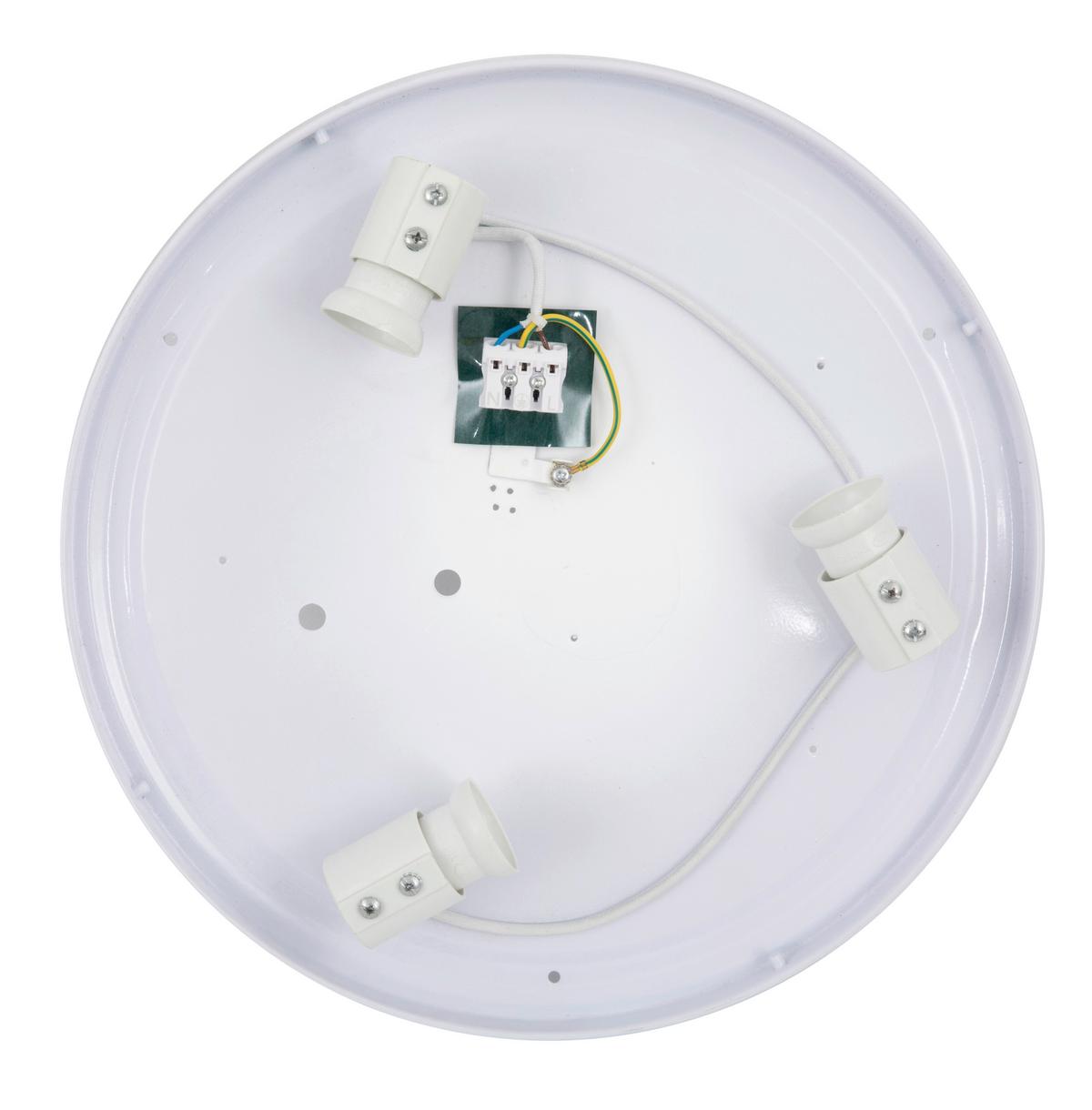 LAMPA SUFITOWA FATME - biały, Design, tworzywo sztuczne/metal (42/14.5cm) - Collet's Monde